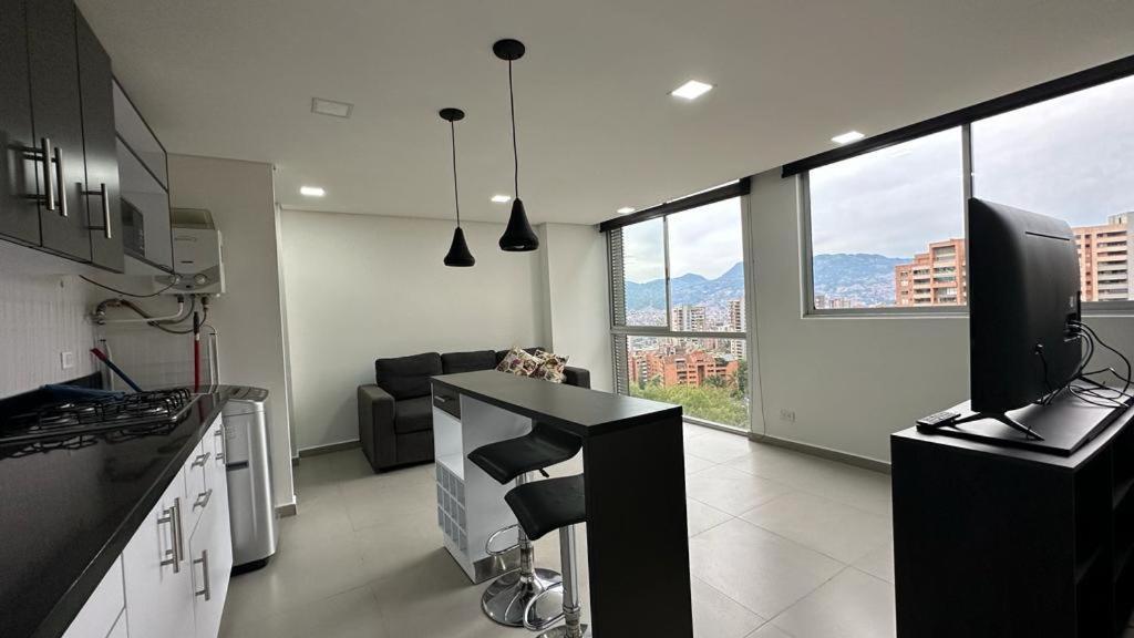 Apartamento Panoramico En Poblado, ميديلين المظهر الخارجي الصورة
